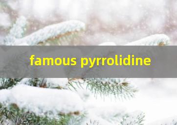 famous pyrrolidine